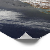 Poster Le cyclone Dominic au large de l'Australie occiden (Coin)