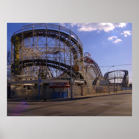 Poster "Le Cyclone En Hibernation" (Devant)