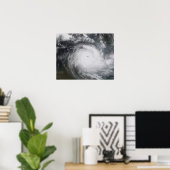 Poster Le cyclone Monica dans l'océan Pacifique Sud (Bureau à domicile)