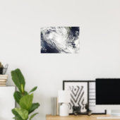 Poster Le cyclone tropical Fami survole Madagascar (Bureau à domicile)