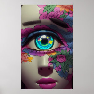 Poster Le Cyclope en Porcelaine a Deux Sourcils - Ken Gag