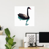 Poster Le cygne noir (Bureau à domicile)