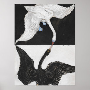 Poster Le cygne par Hilma af Klint Art Imprimer