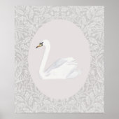 Poster Le Cygne, pépinière vintage (Devant)