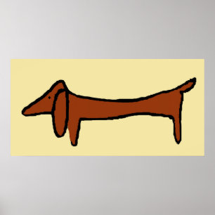 Poster Le Dachshund