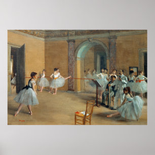 Poster Le Dance Foyer à l'Opéra Edgar Degas