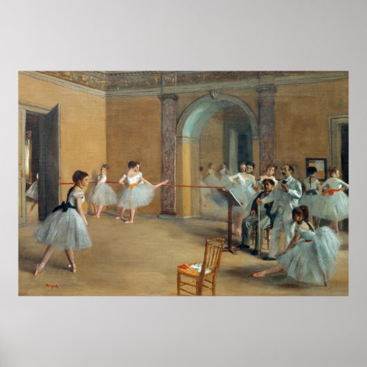 Poster Le Dance Foyer à l'Opéra Edgar Degas (Devant)