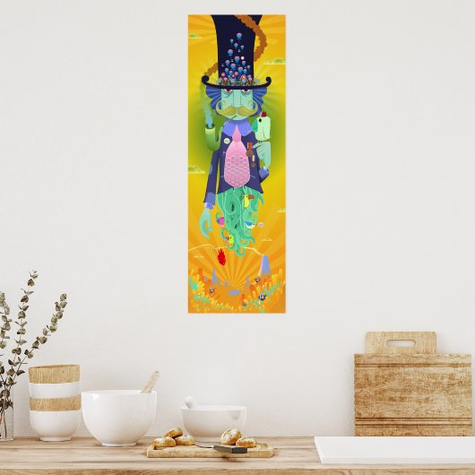 Poster Le Dandy flottant (Cuisine)