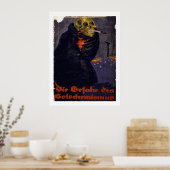 Poster Le danger du bolchevisme (toile) (Cuisine)