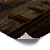 Poster Le débarquement par Hubert Robert (Coin)