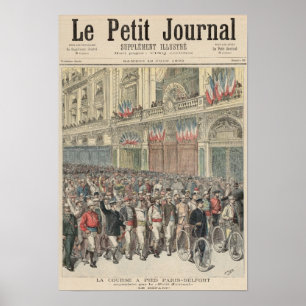 Poster Le Début de la Course sur Route