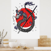 Poster Le défi du dragon : une oeuvre d'art chinoise maje (Cuisine)