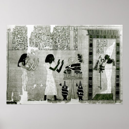 Poster Le défunt accompagné de sa soeur (Devant)