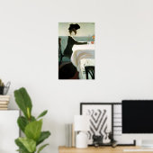 Poster Le déjeuner (Bureau à domicile)