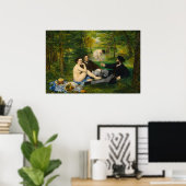 Poster Le Déjeuner sur l'herbe d'Edouard Manet (Bureau à domicile)