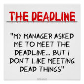 Poster "Le Délai" (Devant)