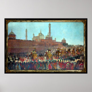Poster Le Delhi Durbar de 1903