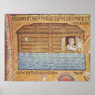 Poster Le déluge, de l'Atrium, détail de Noé