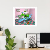 Poster Le dentiste (Bureau à domicile)