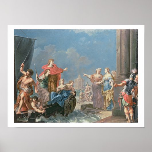 Poster Le départ d'Aeneas (Devant)