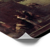 Poster Le départ d'Aeneas de Carthage (Coin)