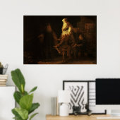 Poster Le départ de la femme Shemanite (Bureau à domicile)
