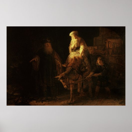 Poster Le départ de la femme Shemanite (Devant)
