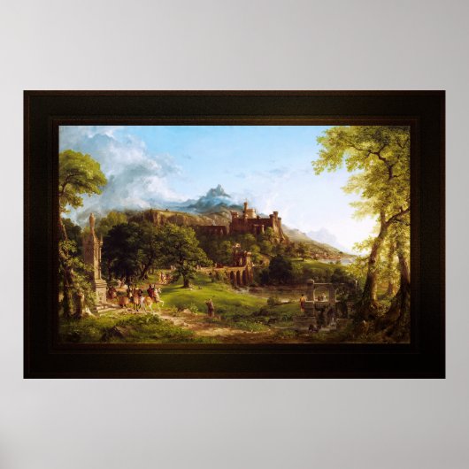 Poster Le départ de Thomas Cole (Devant)