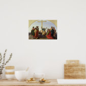 Poster Le Départ des Apôtres, 1845 (Cuisine)