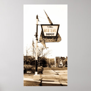 Poster Le dépôt de bière