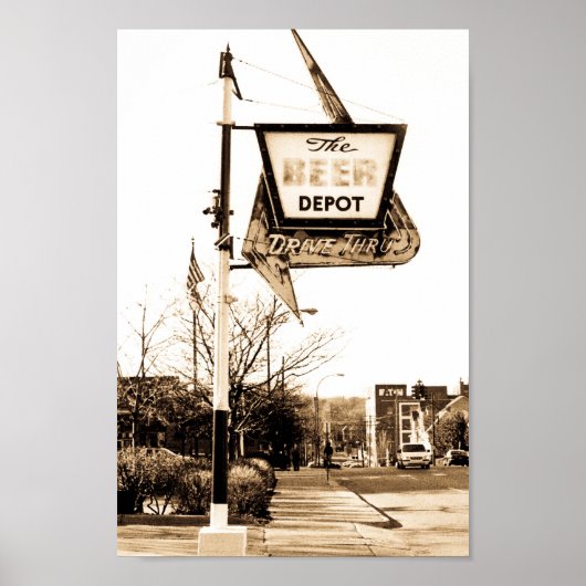 Poster Le dépôt de bière d'Ann Arbor Michigan (Devant)