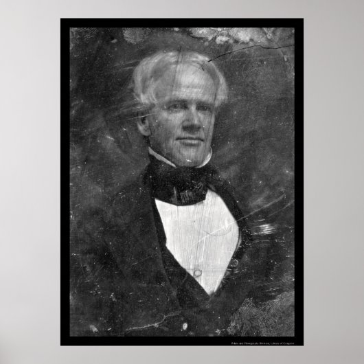 Poster Le député Horace Mann Daguerreotype 1846 (Devant)