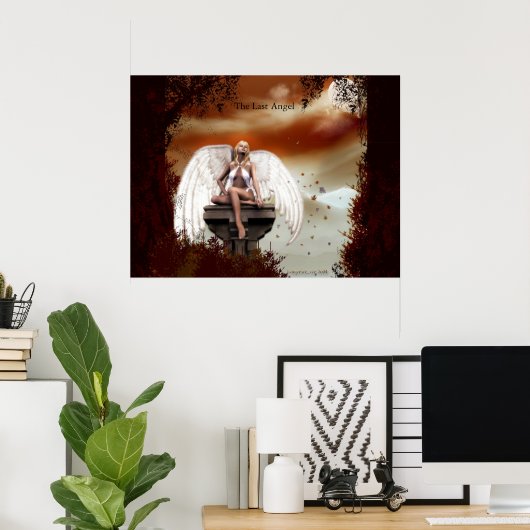Poster Le Dernier ange (Bureau à domicile)