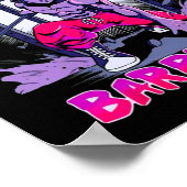 Poster Le Dernier Barbender Gym Poids Bodybuilding (Coin)