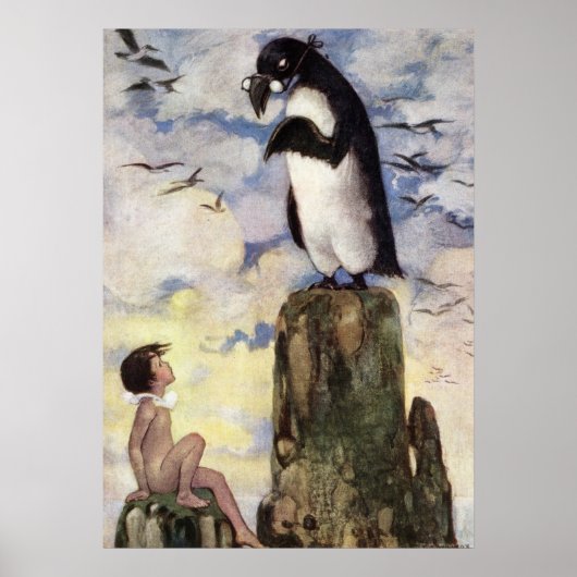 Poster Le dernier de la sauvagine par Jessie Willcox Smit (Devant)