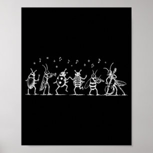 Poster Le dernier des bogues humour musical insectes vint