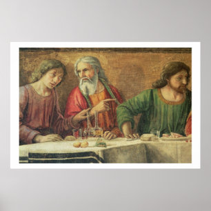 Poster Le dernier dîner, 1480 (fresque) (détail de 61997)