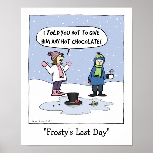 Poster "Le Dernier jour de Frosty" (Devant)