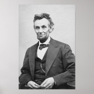 Poster Le Dernier portrait formel d'Abraham Lincoln