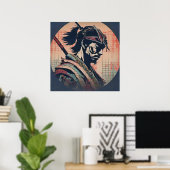 Poster Le dernier silence du samouraï (Bureau à domicile)