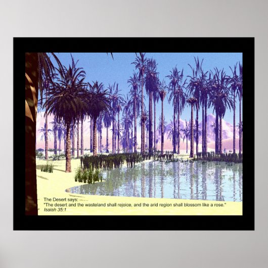 Poster Le désert (Devant)