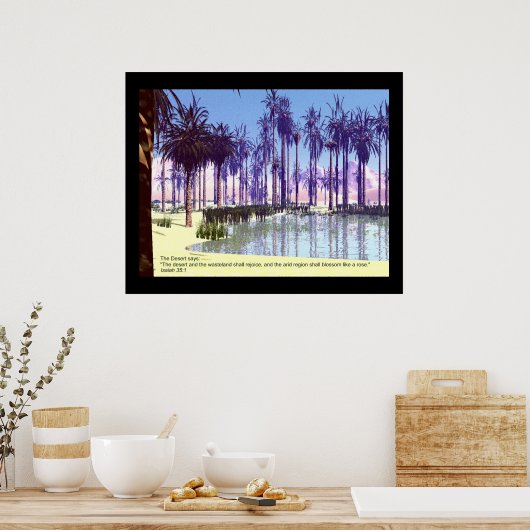 Poster Le désert (Cuisine)