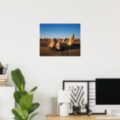 Poster Le désert des Pinnacles dans le parc national de N (Bureau à domicile)