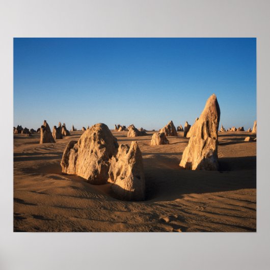 Poster Le désert des Pinnacles dans le parc national de N (Devant)