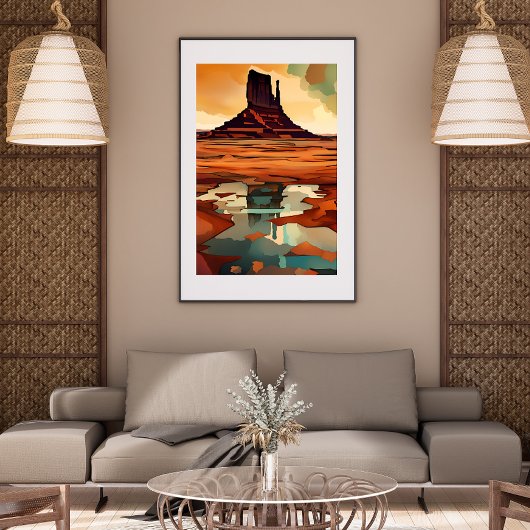 Poster Le désert sans cadre