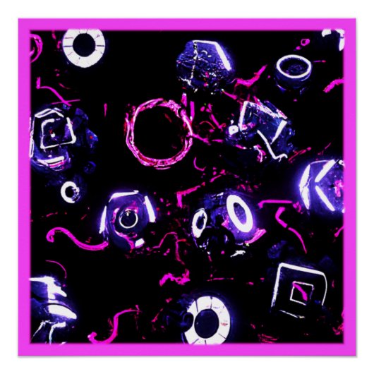 Poster Le design néon. Commandez dès maintenant  (Devant)
