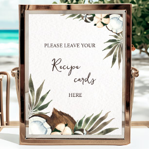 Poster Le design spécial du Tropical Hawaiian Floral