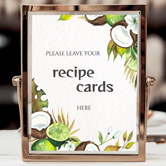 Poster Le design spécial du Tropical Hawaiian Floral