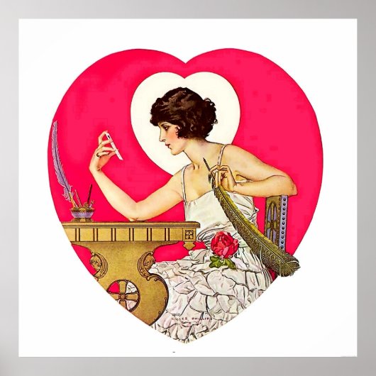 Poster Le désir du coeur par C Coles Phillips (Devant)