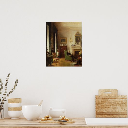 Poster Le Dessin Gris (Cuisine)